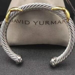 David Yurman bracelet with a cross motif